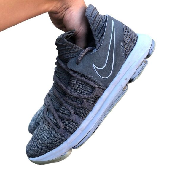 2017 Nike KD 10 'Dark Grey' Size 12 - Picture 3 of 16